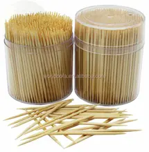 De luxe Naturel &eacute;cologique En Bambou Cure-dents En Bois