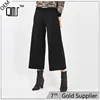 Bulk Sale Ponte Leisure Wide Trousers Classical Black Slacks for Women