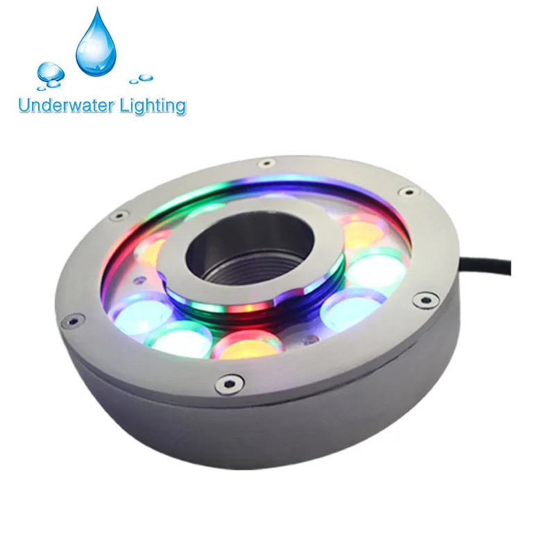 316ss 27w 12v High Power Waterproof Color Changing Led Underwater