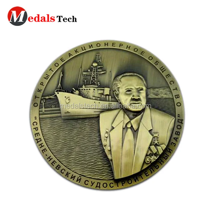 High quality custom south africa gold 3d printing coin for collection
