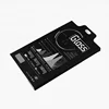 Most popular customized folding white cardboard sponge bumper tempered glass protector packaging box