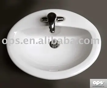 Sanitary Ware Oval Drop In Lavatory Sink Buy Sink Bathroom Sink Wash Basin Product On Alibaba Com