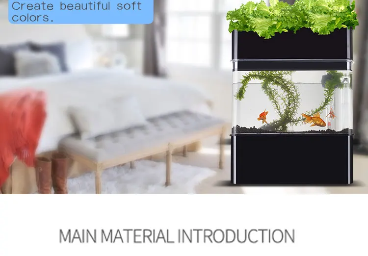 Plant new arrivals acrylic fish farming tank  Water Garden Fish Bowl Aquarium Tank  aquarium hydroponics hot best seller