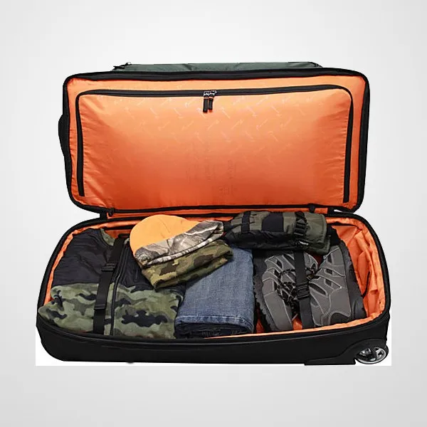 drop bottom duffel bolsa