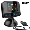 Hot TF card/ Aux-out DAB adapter Bluetooth 4.2 car stereo 2.4" TFT color screen dab auto radio wireless radio with 11 languages