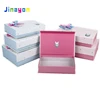 Jinayon Customized Wholesale Square Cartoon Broken Flower Gift Box Creative High-end Flip Iron-absorbing Packing Box