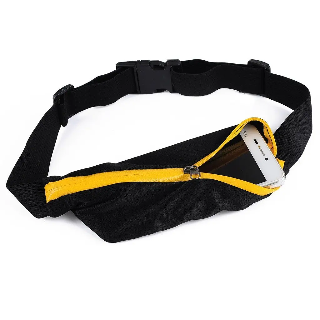 Wailea Fitness Workout Belt - Running Belt Pouch - for Men Women Teens Athletes - Exercise Jogging Fitness Cycling Traveling - Holds Phone Money IDs