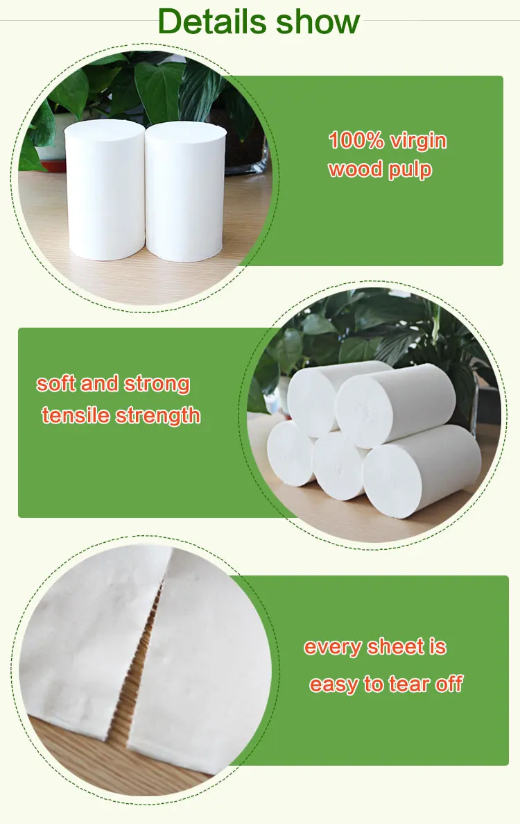 3 Ply Layer and Standard Roll Size cheap Toilet Paper