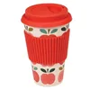 Amazon 2019 Reusable Bamboo Fiber travel Drinking Coffee cup