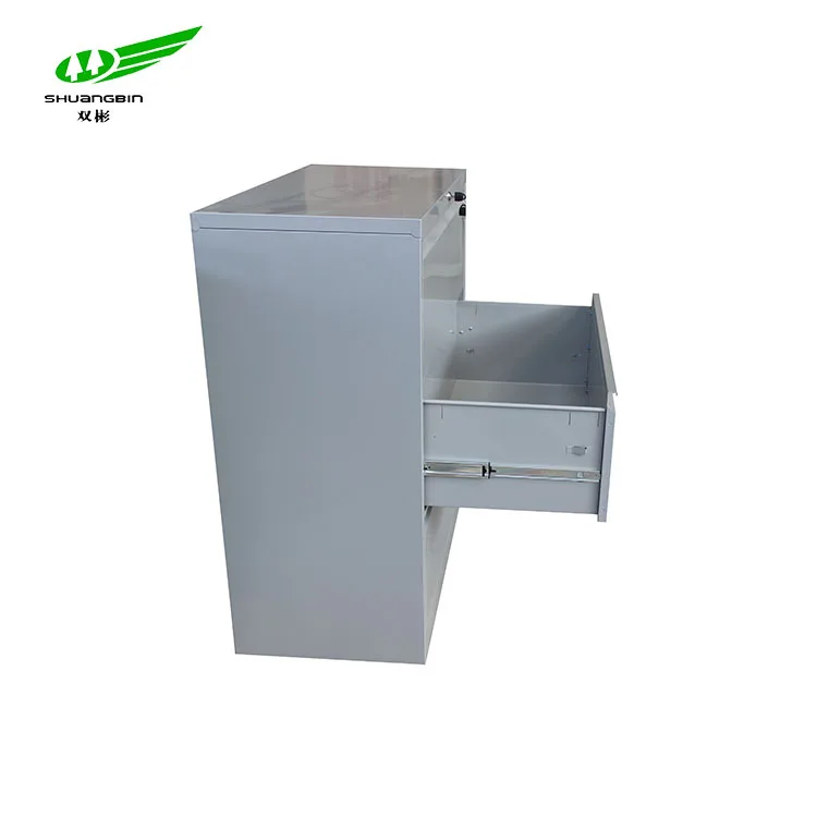 High Quality Fireproof Waterproof 3 Drawer Metal Wide Card Hon File