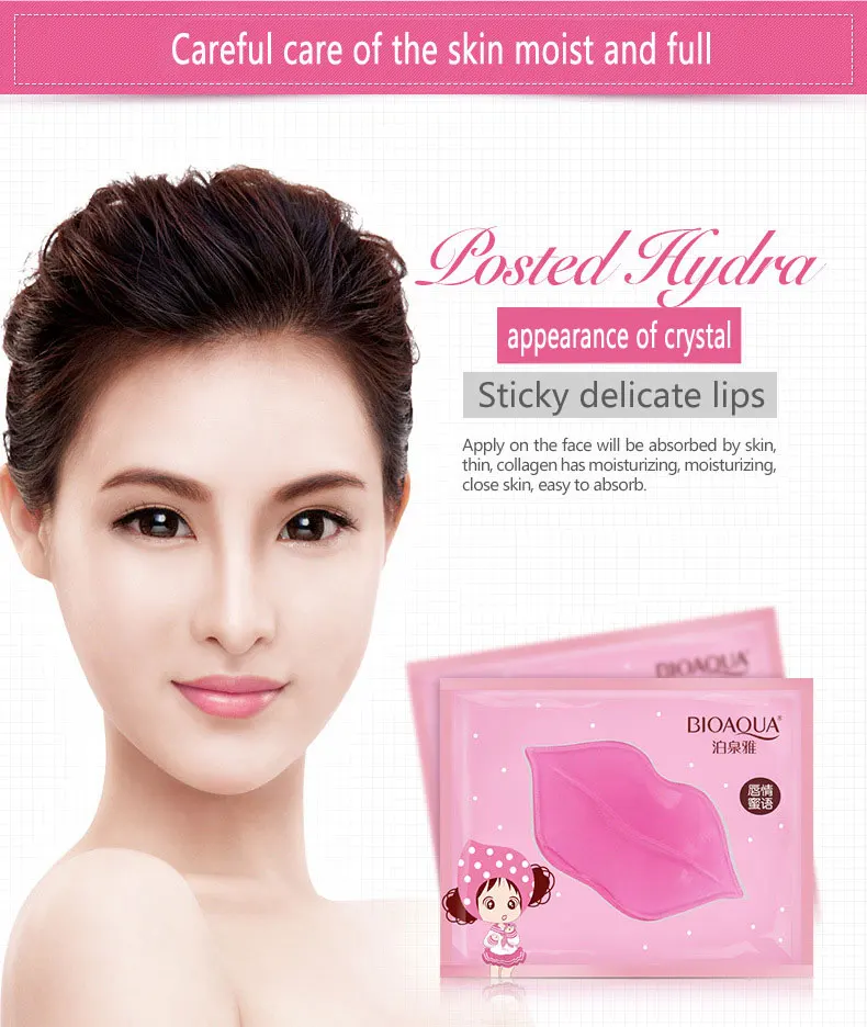 OEM/ODM BIOAQUA Collagen nourishing lip mask for skin care Fading lip lines moisturizing hydrating firming mask