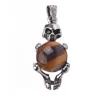 /product-detail/wholesale-stainless-steel-casting-skull-pendant-with-tiger-eye-round-beads-gems-pendulum-60582746587.html