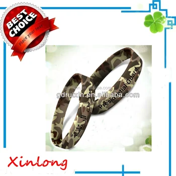 2017 The Most Promotion Camouflage Silicone Bracelet 2017 The Most Promotion Camouflage Silicone Bracelet Professional Wristband Factory