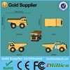 earth moving machinery shape usb flash drive truck