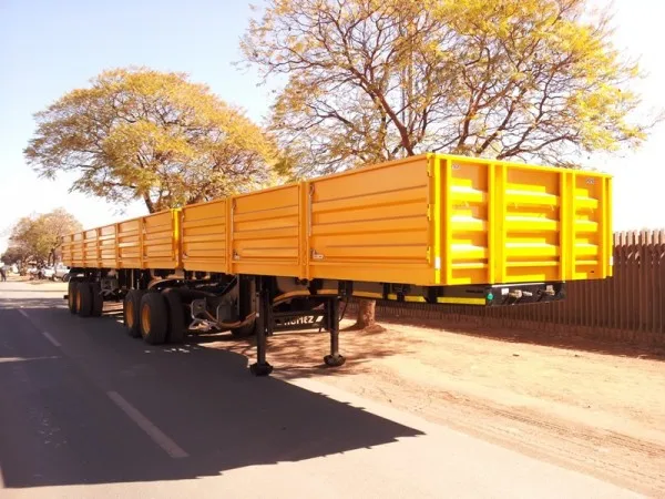 china cimc cargo trailers with dolly for sale