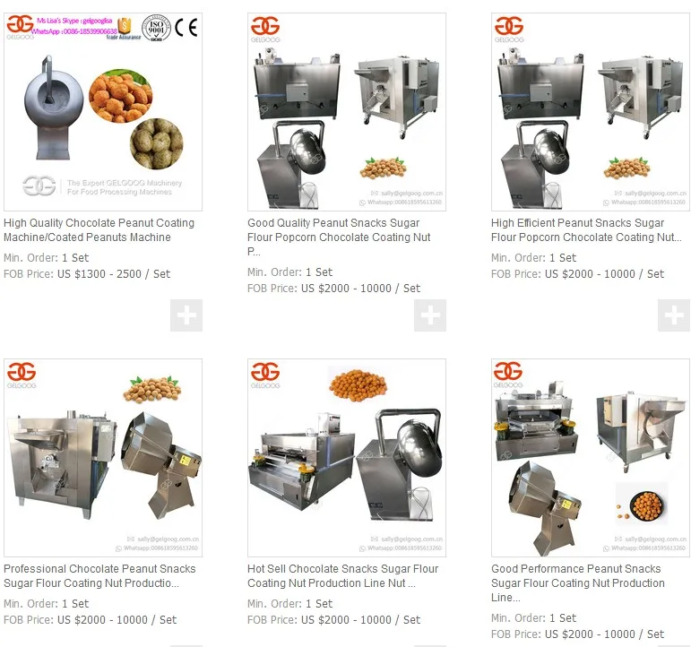 Automatic Stainless Steel CE Approved Making Coated Peanut Flour Coating Sugar Nut Coating Machine Small Tablet Coating Pan