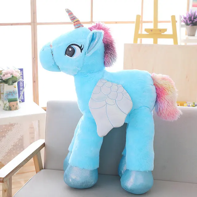 large plush unicorns