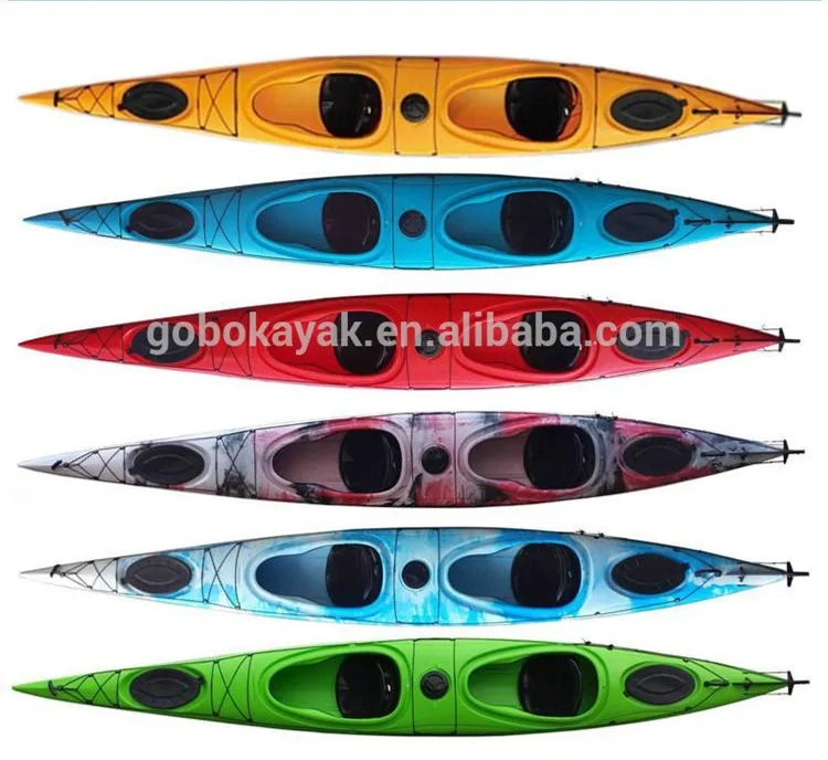 5.2 Meters Sea Touring Kayak Double Ocean Kayak For Sale Plastic Racing