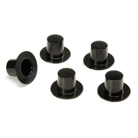 plastic black top hats bulk