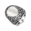 Mytys Hot Sale Retro Jewelry Cat Eye Stone Ring Turkish Man Ring Manufacturer r1922