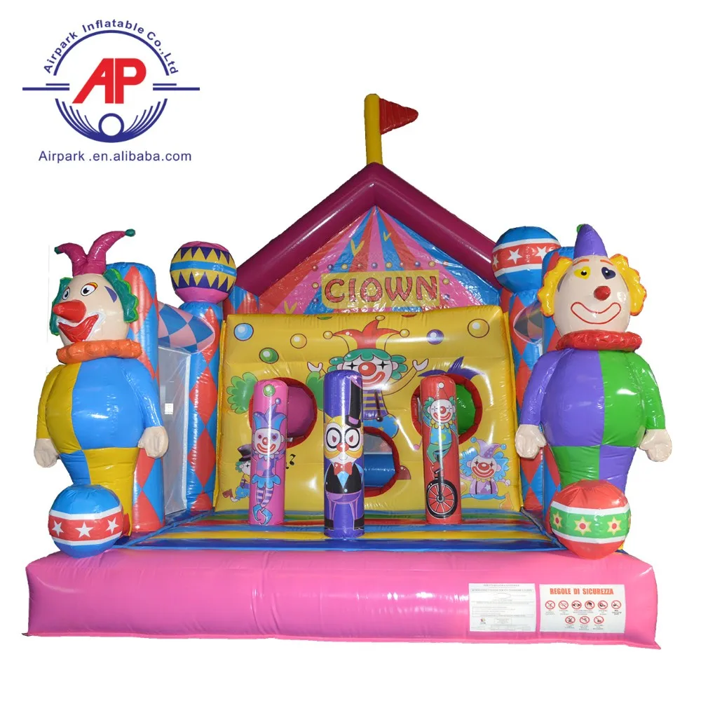 Airpark Customized Mini Funny Colorful Castle Inflatable Clown Bouncer ...