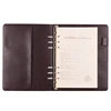 Vintage Handmade 6 Ring Binder Customized journals diaries Notepads Notebook with Pencil Case