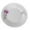 Wholesales High Quality Round shape flower design melamine plastic 10 inch side plate Melamine dinner dish plate