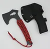 420 blade stone washed, paracord wrapped handle, light Camp and outdoor tactical Axe