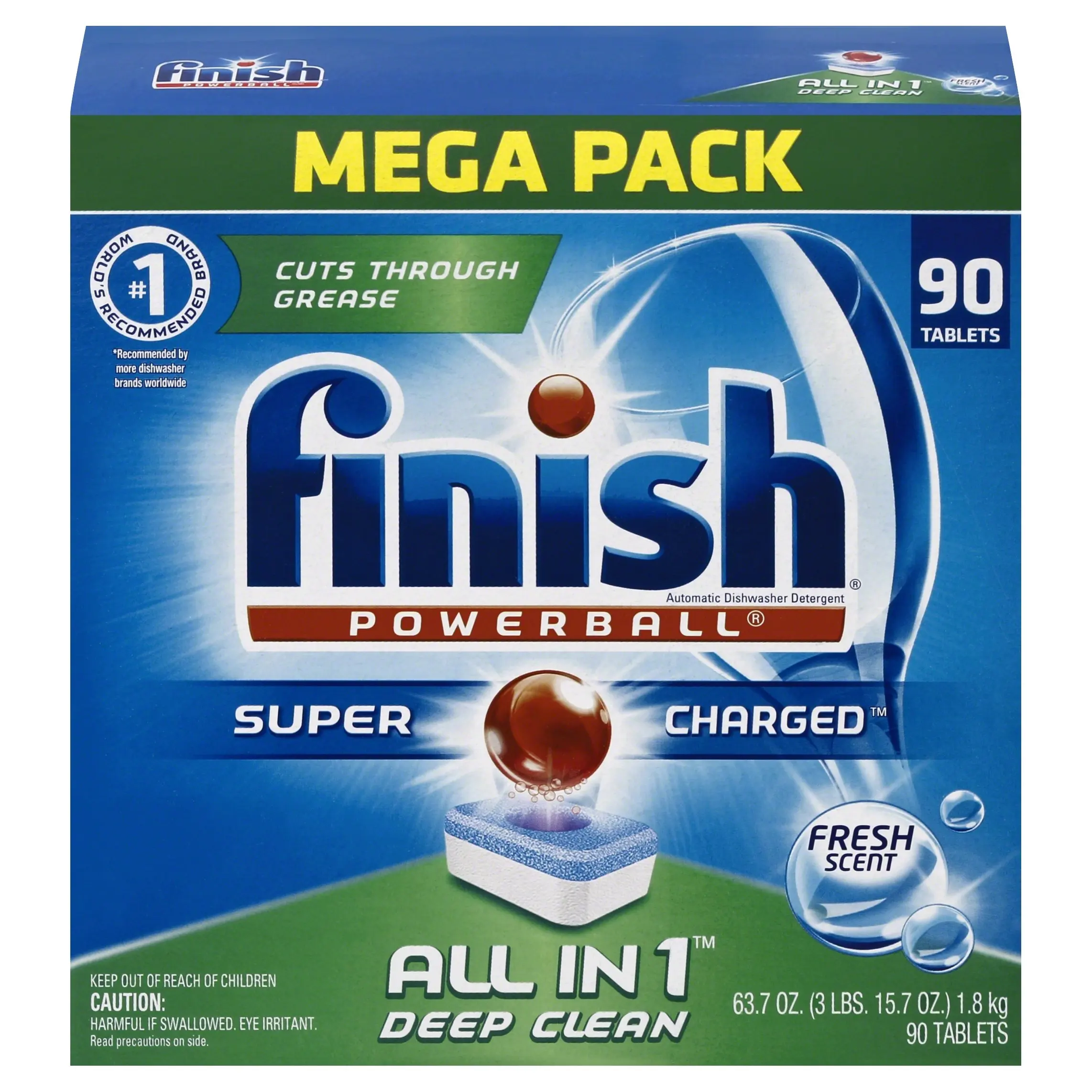 finish dishwasher tablets all in 1 max lemon 90-count finish dishwasher tablets all in 1 max lemon 90-count