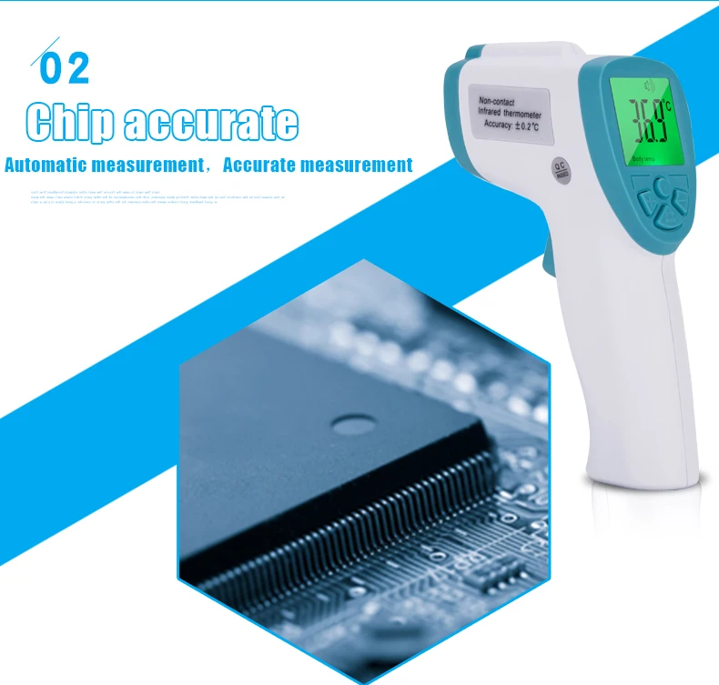 SZKIA Best price non contact medical infrared forehead digital meat baby thermometer