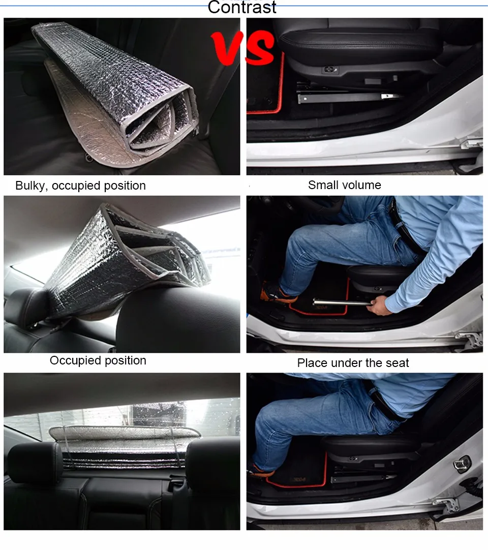 Folding Car Sun Shade Window Front Back Heated Windshield Sunshade Cover Buy Snow Windshield