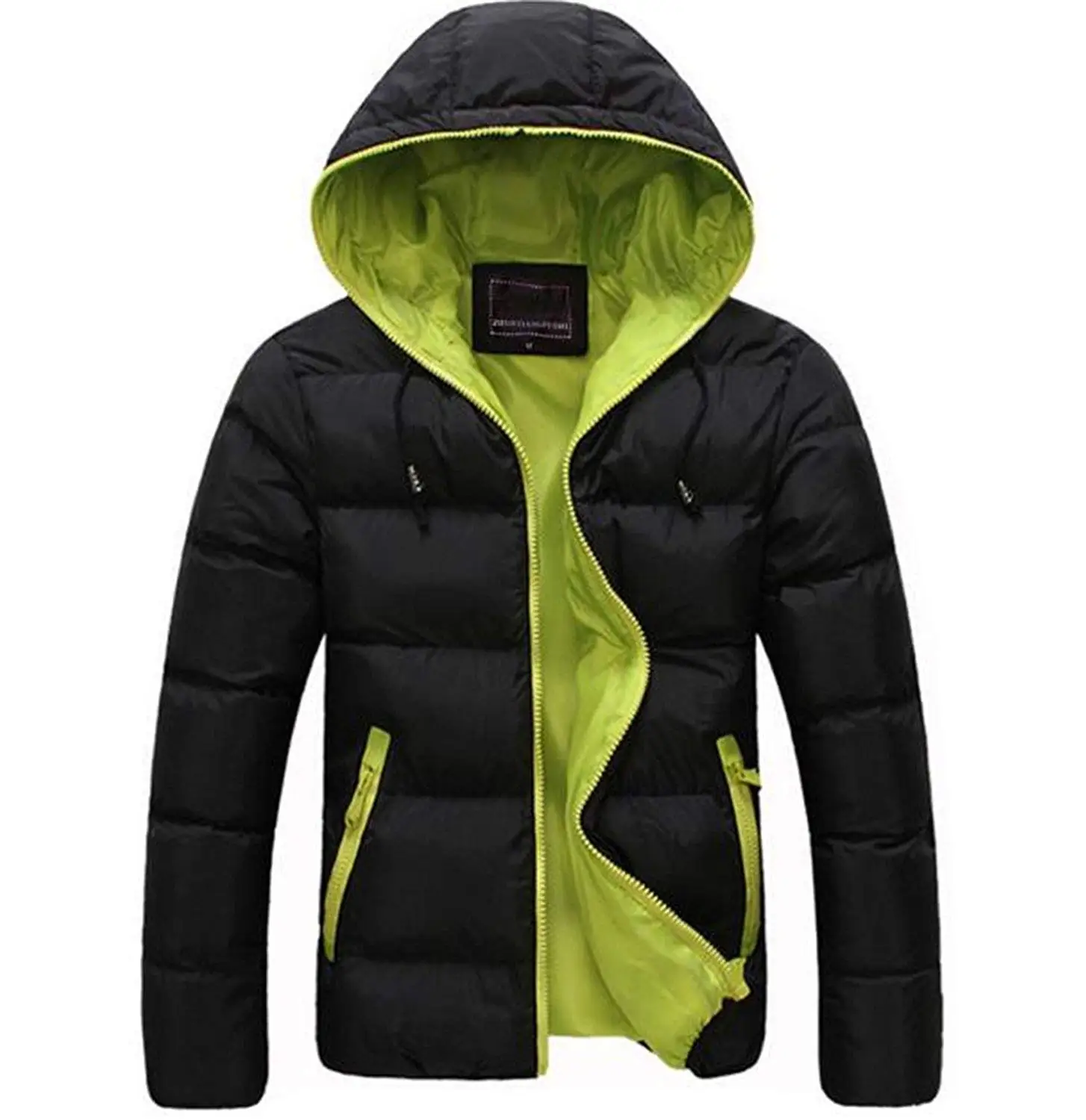 Ptyhk RG Men Big And Tall Fleece Hoodies Padded Coat Outdoor Parka Outwear