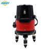 Professional brands factory cheap rotating self-leveling red beam cross line laser level kit pointer external for construction