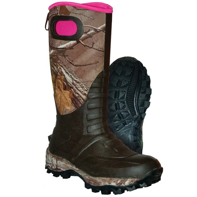 Mens Outdoor Rubber Hunting Boots With Neoprene Buy Rubber Hunting