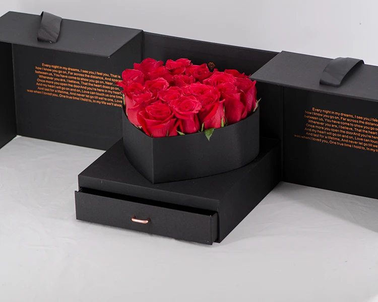 Luxury Round Paper Flower Gift Box Packaging Buy Flower Box,Flower