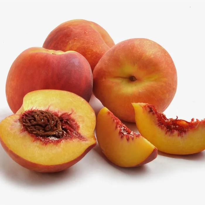 canned peach halves sliced diced