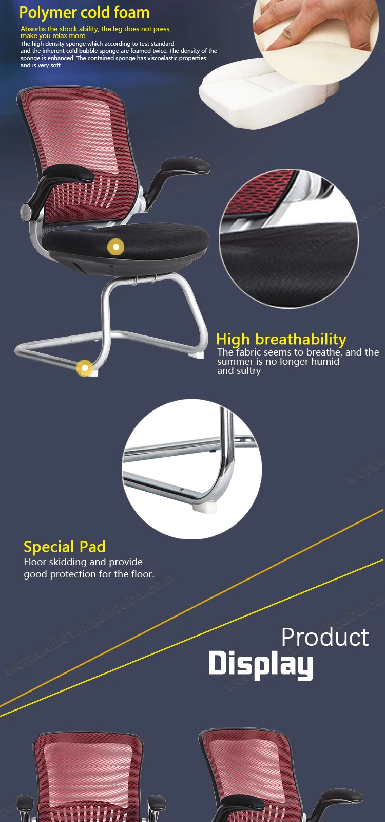 2019 Popular ergonomic mesh office chair supplier 2020