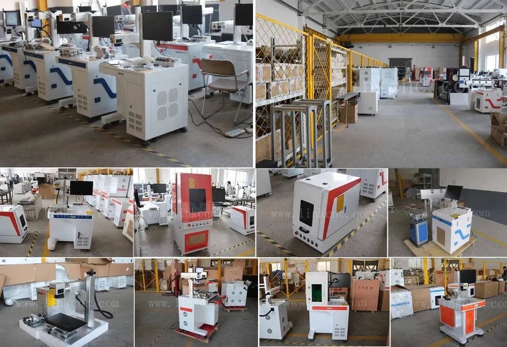 Fiber laser marking machine 20W 30W 50W MAX Raycus IPG marking on metal plastic