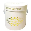 Popular Round Paper White Suede Velvet Tube Soap Flower Shipping Big Boxes