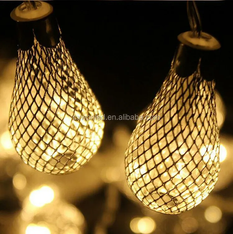 led string LED Metal Drip String Lights 5.jpg