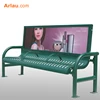 Arlau Park Benches Garden Bench ,Outdoor Bench Bus Stop Outdoor Street Advertising Bnech Display Bus Stop Shelter Manufacturer