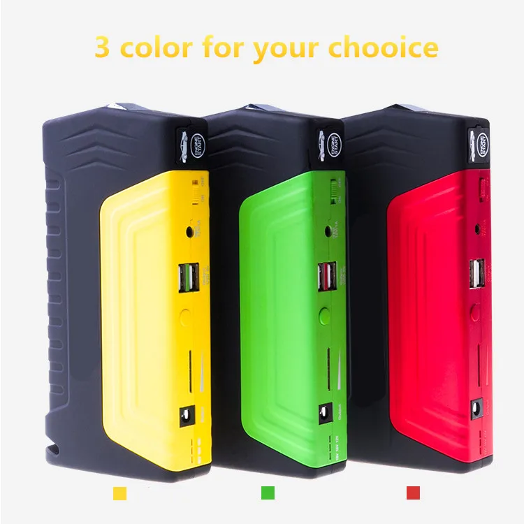 High quality dual usb portable power bank 16800 mah car jump starter power bank