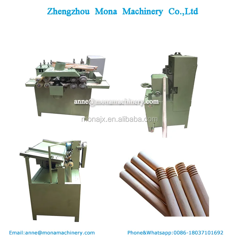Professional Wood Stick Thread Forming Line Screw Cutting Making