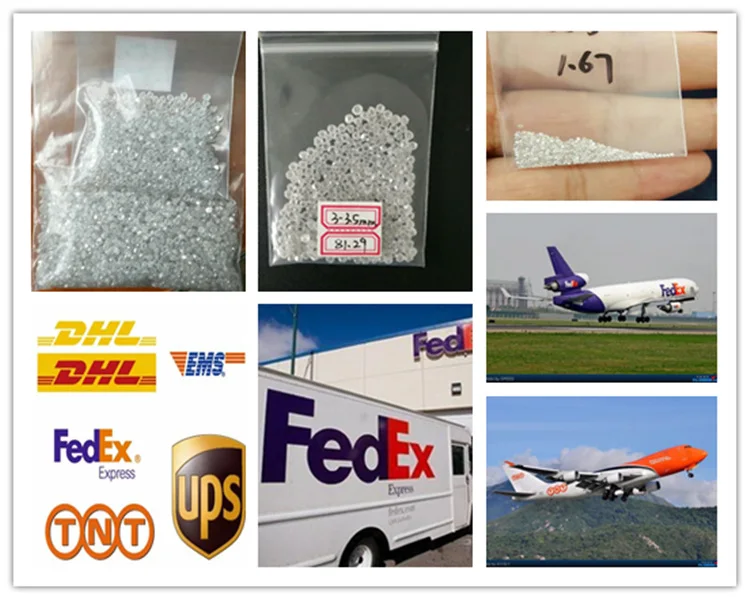 Loose White Rough Synthetic Diamond Used HTHP Material