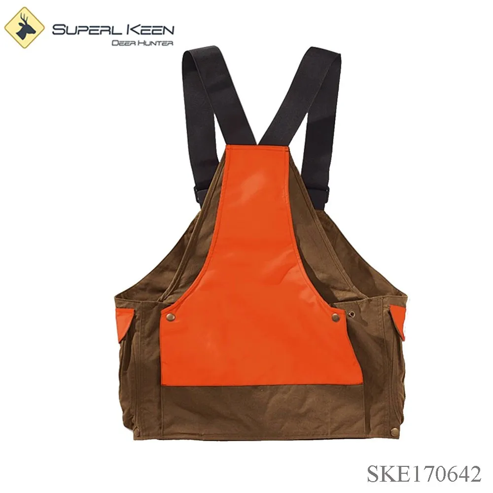 Waxed Cotton Hunting Strap Vest Waterproof Vests Buy Waxed Vest,Strap
