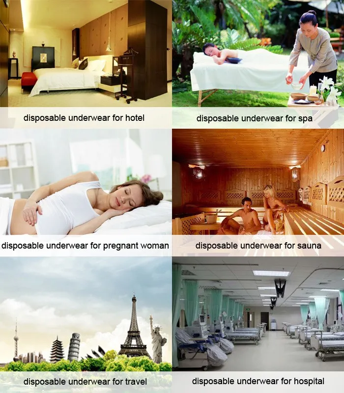 Applications of disposable underwear