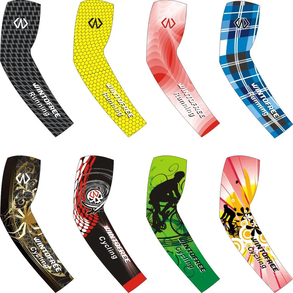 Cycling Arm Sleeves Full Sublimation Printing Ladies Arm Sleeves,Pro Bicycle Arm Warmer,Sport