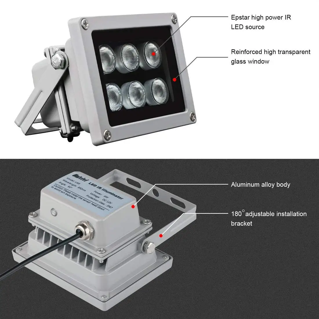 10w 20w 30w 50w High Power Leds Ir Illuminator For Security Camera Ir Illuminators Light Ir