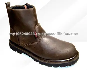 botas de seguridad de cuero