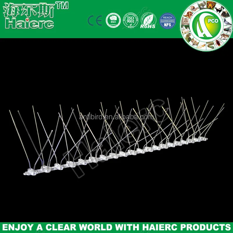 Bulk Roll Packing Bird Spikes Raccoons Bird Repellent Spike Strips